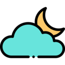 cloud,weather,meteorology,nature,astronomy,moon,night,half moon,moon phase,cloudy,cloudy night